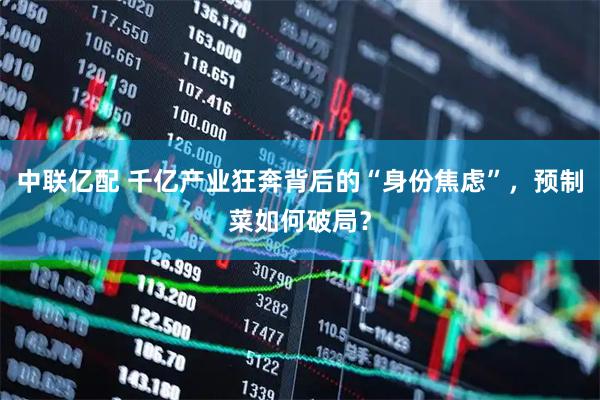 中联亿配 千亿产业狂奔背后的“身份焦虑”，预制菜如何破局？