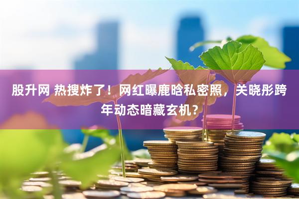 股升网 热搜炸了！网红曝鹿晗私密照，关晓彤跨年动态暗藏玄机？