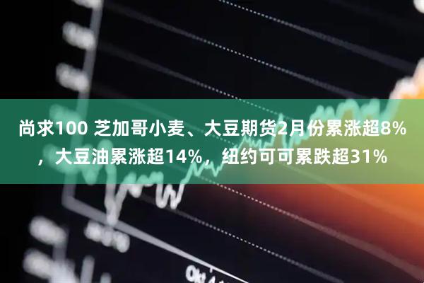 尚求100 芝加哥小麦、大豆期货2月份累涨超8%，大豆油累涨超14%，纽约可可累跌超31%